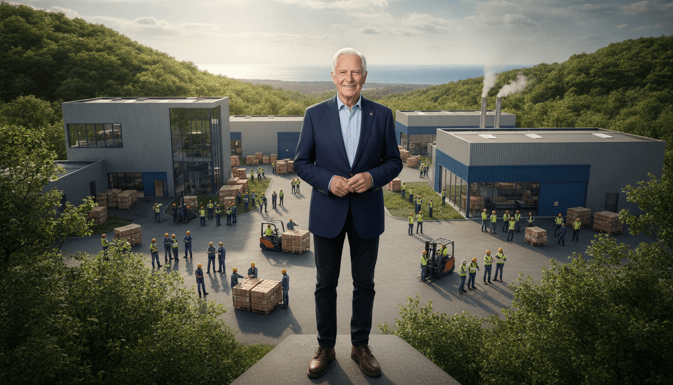 à 82 ans, il crée une zone industrielle prospère dans les côtes-d’armor, accueillant huit entreprises et employant 45 salariés, dynamisant ainsi l'économie locale.