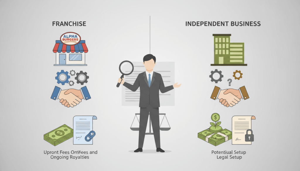 découvrez les principales différences entre racheter une entreprise et une franchise pour faire le meilleur choix selon vos objectifs et votre profil d'investisseur.