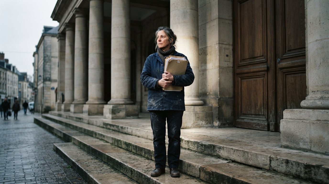 seule face au tribunal, une sociétaire lutte pour préserver la scop fondée par sept femmes et faire vivre leur projet coopératif.