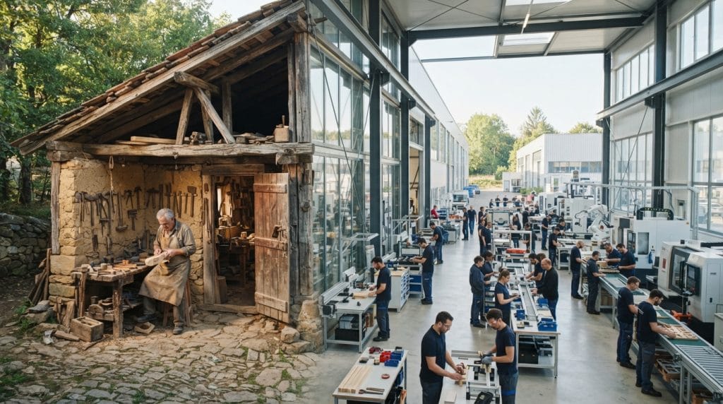 découvrez l’essor remarquable d’une entreprise passée d’un atelier de village à un groupe industriel de 120 salariés.