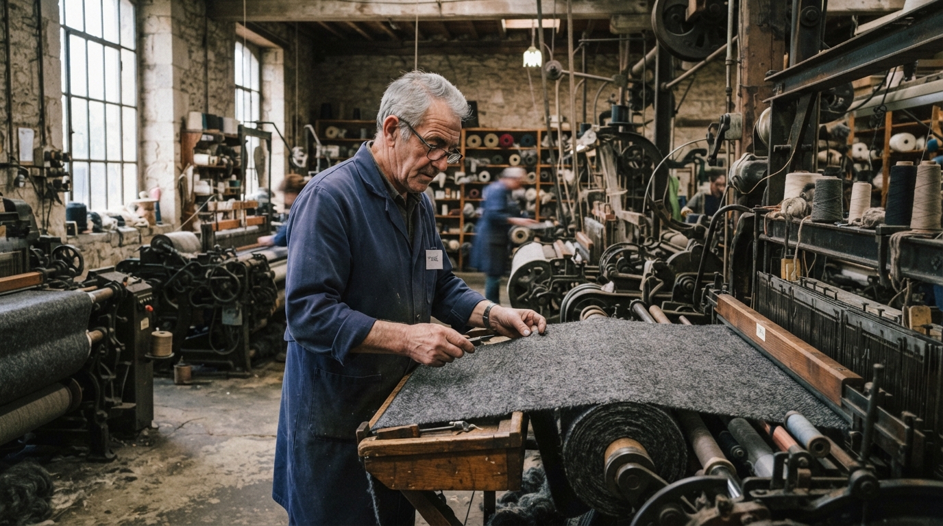 à mazamet, le textile a disparu, mais une entreprise tarnaise fondée en 1865 perpétue son savoir-faire et continue d’habiller des générations.
